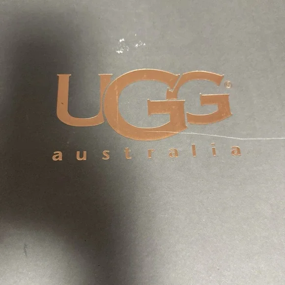 UGG Australia Elsey 5596 Brown Suede Shearling Wedge Boots Women's 7 M Fur Lined - Picture 10 of 12